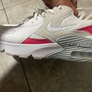 Nike Women's Sneakers - White and Pink